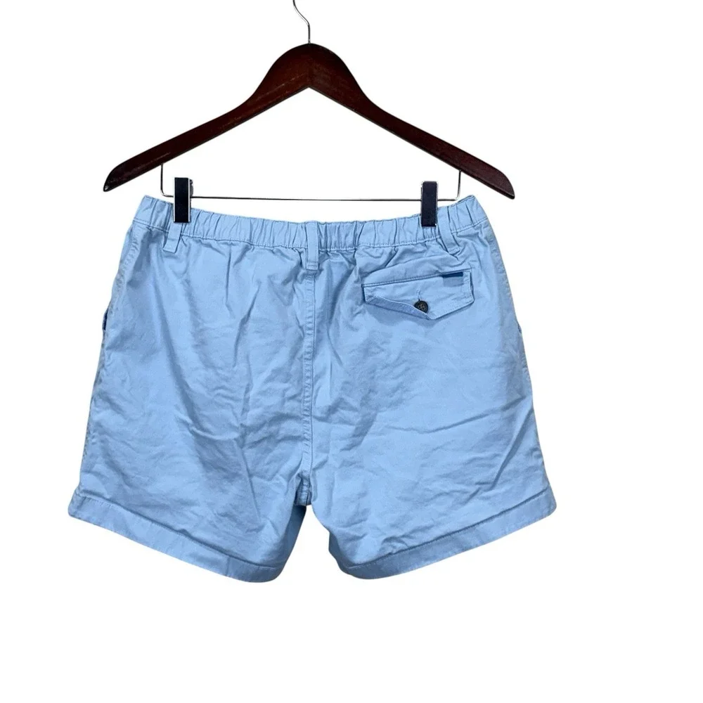 Chubbies Mens Shorts Originals Size Large Stretch Twill Light Blue 5.5